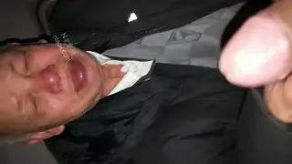 Older Asian Man Gives Slow Blowjob to Partner