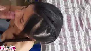 Latina Girlfriend Takes Blowjob Then Rides Hard in Bedroom