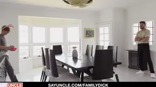 Stepdad Takes His Stepson Raw in a Bareback Session