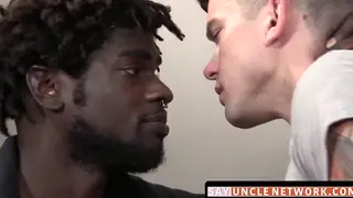 Uniformed Officer Barebacks a Thief in a Gritty Office