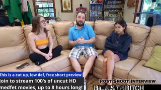 Petite Patient Deepthroats Doctor in Hospital Exam