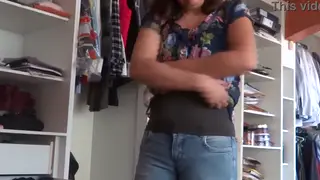 Blonde Latina MILF Takes Stepson Anal While Husband Watches