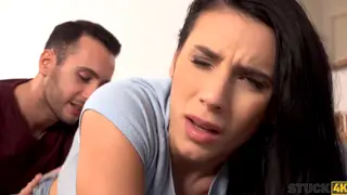 Busty Romanian MILF Licked and Fucked on Couch