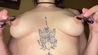 Petite MILF Reaches Intense Climax Through Nipple Play Alone