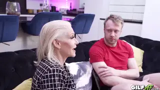 Petite Mature Woman Gives Sensual Blowjob to Partner