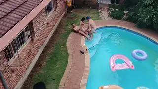 Drone Captures Cuckold Neighbor Sharing Wife Outdoors