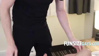 Mature Doctor Barebacks Twink in Hotel Suite