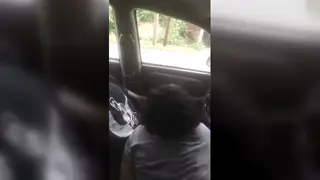 Brunette Gives Deep Blowjob in Car Until He Fills Her Mouth