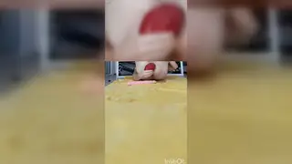 European Stud Fists Himself Deep With a Toy