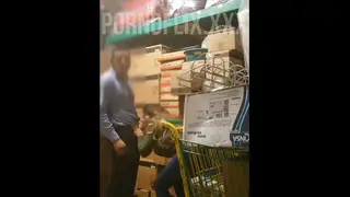 Busty Latina MILF Services Store Clerk with Anal and Rimjob