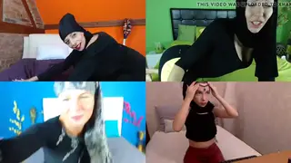 Arab Camgirls in Hijabs Perform Live Webcam Show