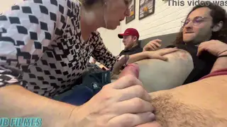 Blonde MILF and Latina Share a Rough Anal Threesome