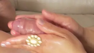 Mature Masseuse Milks Big Cock With Slow Handjob