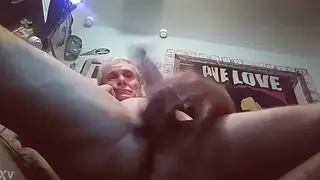 Solo Guy Strokes His Cock Slowly Until the Tension Breaks