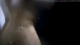 Muscular Coach Spied Showering at Gym