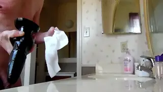 Femboy Teases Hole With Toys Before Spanking Self