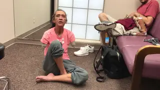 Double-Arm Amputee MILF Handles Two Cocks in Anal Threesome