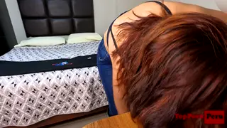 Latina MILF Auditions With Creampie Finish While Husband Away