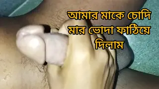Indian Daddy Barebacks Stepson in Doggy and Riding