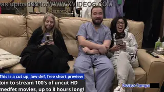 Petite Tattooed Latina Endures Doctor's Cheer Exam