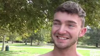 Amateur Guy Gives Blowjob and Handjob With Spanking