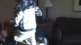 Black Stud Delivers Deep Blowjob in Vintage Clip