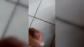 Solo Guy Strokes His Big Cock While Getting Sucked