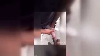 Black Stud Feeds His Massive Cock to Eager Partner
