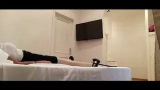Bound Latina MILF Takes a Deep Throat Finish