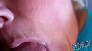 Blonde MILF Drains Her Lover With a Deep Swallow