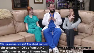 Curvy Nurse in Uniform Takes a Messy Cumshot