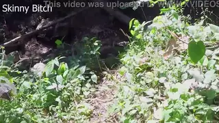 European Couple Finds Pleasure on Forest Floor