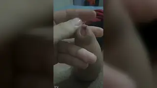 Chubby Young Bear Shows Off Big Dick in Solo Tease