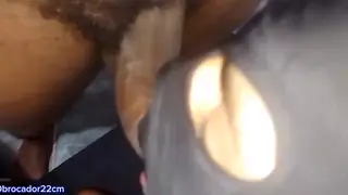 Gifted Black Latino Splits Two Young Bottoms