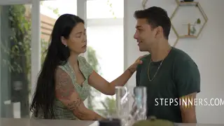 Latina Stepmom Devotes Herself to Her Stepson's Pleasure