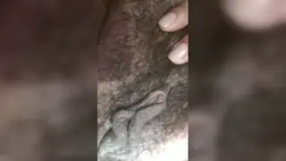 Curvy Latino BBW Shows Off Hairy Mound in Solo Tease