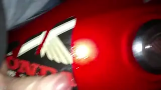 Quick Stroke Ends in a Thick Cumshot on Camera