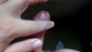Hairy Guy Works His Shaft with a Sleeve