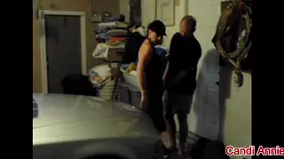 MILF Wife Stars in Garage Lingerie Shoot Then Fucks