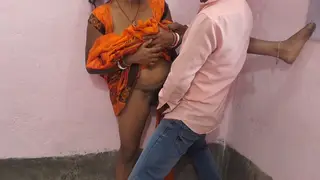 Indian Bhabhi Dominates Tailor With Anal and Piss Play