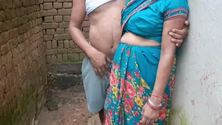 Indian Wife Fucked Outdoors in Casting Doggystyle