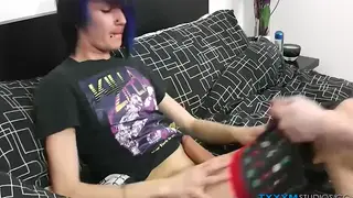 Petite Babe Grinds Hard on Top Until Cumshot Finish