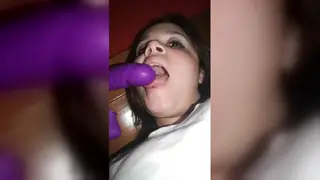 Latina Soloist Rides a Vibrator to Shaking Finish