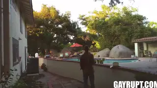 Slim Twink Takes Doggystyle from Curvy Partner