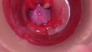 POV Camera Captures Deep Creampie Finish