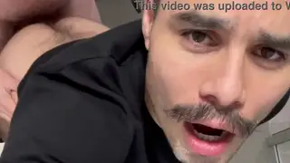 Hairy Amateur Takes Creampie and Oral Finish at Desk