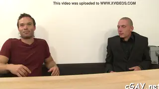 Fit Guy Worships a Muscular Hunk's Cock