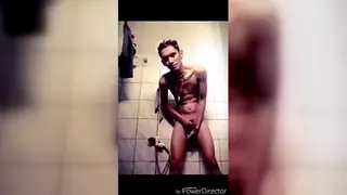 Slender Pinoy Strokes to a Hot Cumshot