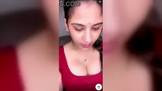 Indian Beauty Reveals Her Face in Intimate Moment