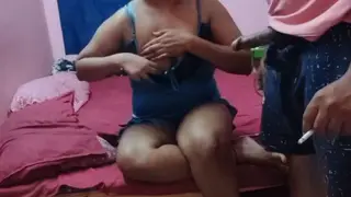 Indian Wife Sucks Brother-in-Law Deep in POV